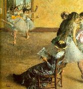 Edgar Degas Ballet Class USA oil painting artist